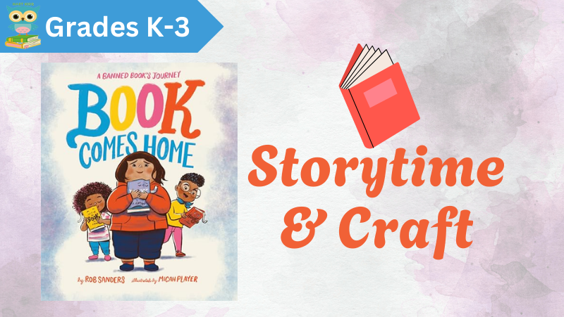 Book Comes HomeStorytime & Craft